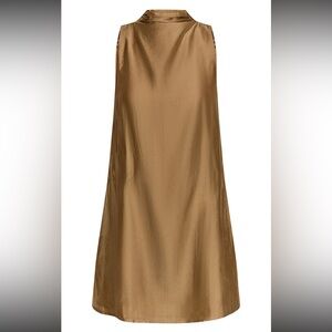 Pretty Little Thing organza high neck shift dress